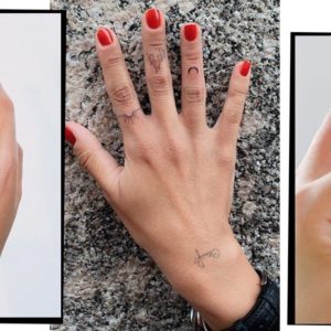 Tatuajes mujer símbolos dedos 3