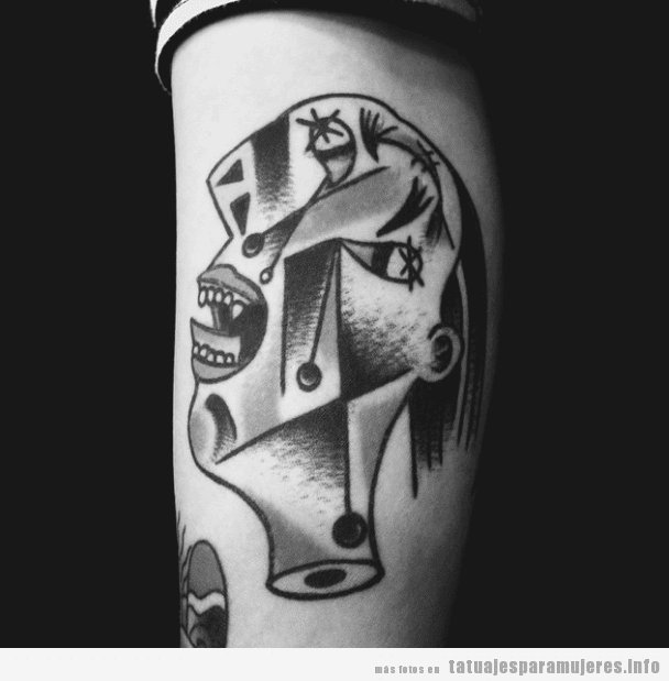 Tatuaje inspirado en obra de arte de Picasso