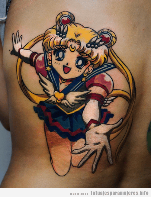 Tatuajes Sailor Moon transformación Bunny o Serena