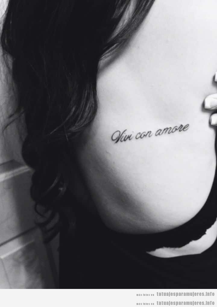 Frases para tatuajes para mujeres en italiano