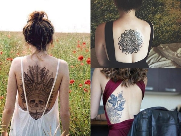 Vestidos para lucir tatuajes en la espalda