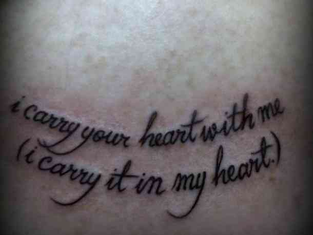 Tatuajes con frases de amor 19