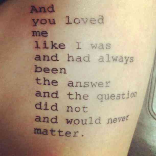 Tatuajes con frases de amor 18