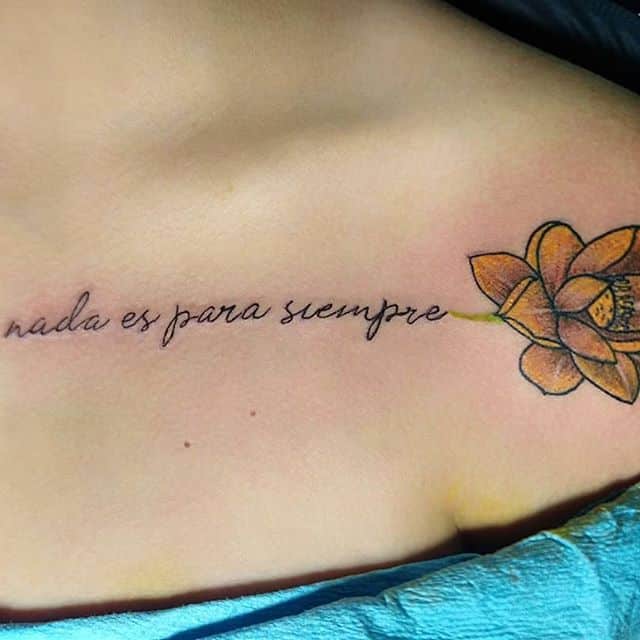 Frases para tatuajes nada es para siempre