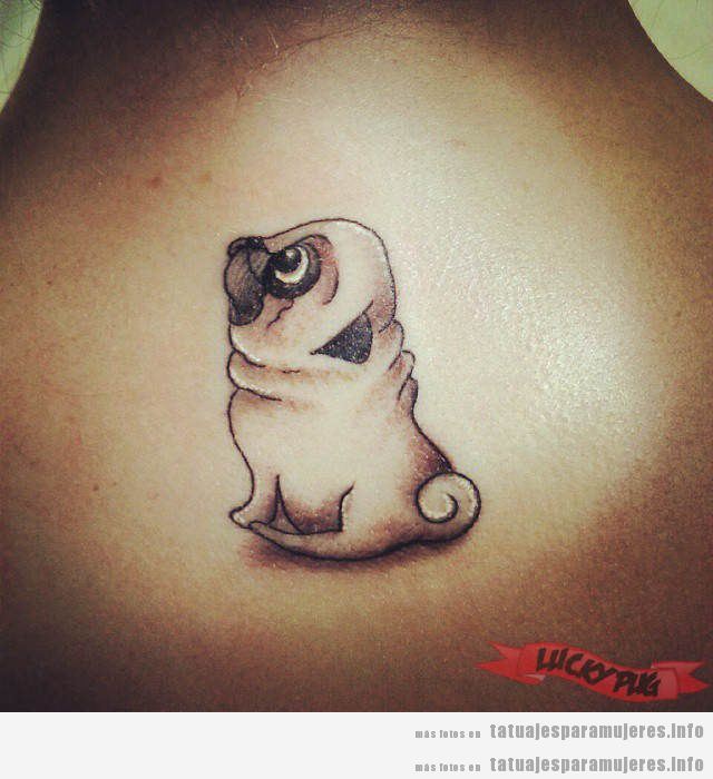 Tatuajes de preciosos perros para mujer