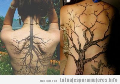 Tatuajes para mujeres en la espalda: +25 grandes y espectaculares diseños con los que alucinarás