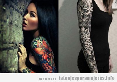 Tatuajes para mujeres en el brazo + 30 diseños espectaculares para mujeres VALIENTES