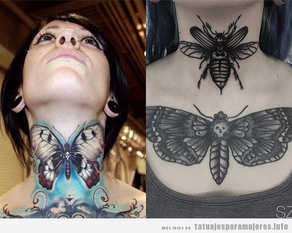 Tatuajes en el cuello para mujer 2