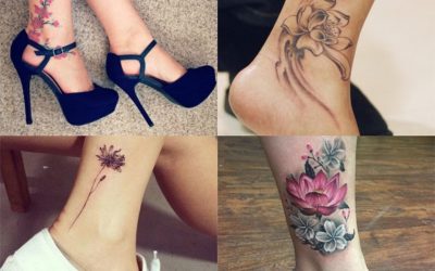 35 Tatuajes para mujer en el tobillo femeninos y especiales